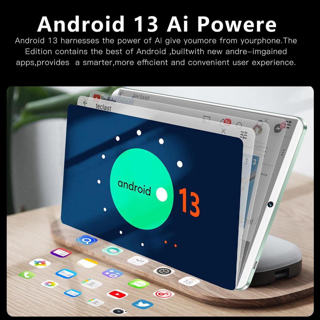 10-дюймовый Android-планшет Pad6 с Wi-Fi, двумя SIM-картами и слотом для карты