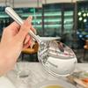 Stainless Steel Ladles For Serving Soup Rice Serving Spoon Drain Hole Heat Insulated Handle Kitchen Utensils For Daily Use