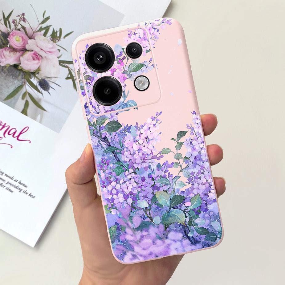 Чехол для Xiaomi Poco X6 Pro 5G Милый Модный Мультяшный Чехол Мягкий ТПУ Чехлы для Телефона Для Xiaomi Poco X6 PocoX6 Pro X6Pro Fundas Бампер