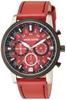 Watch Angel Clover Ridge Red Dial Stainless Steel Quartz 44MM Regular Warranty [Angel Clover] RD44BRE-RE Men's