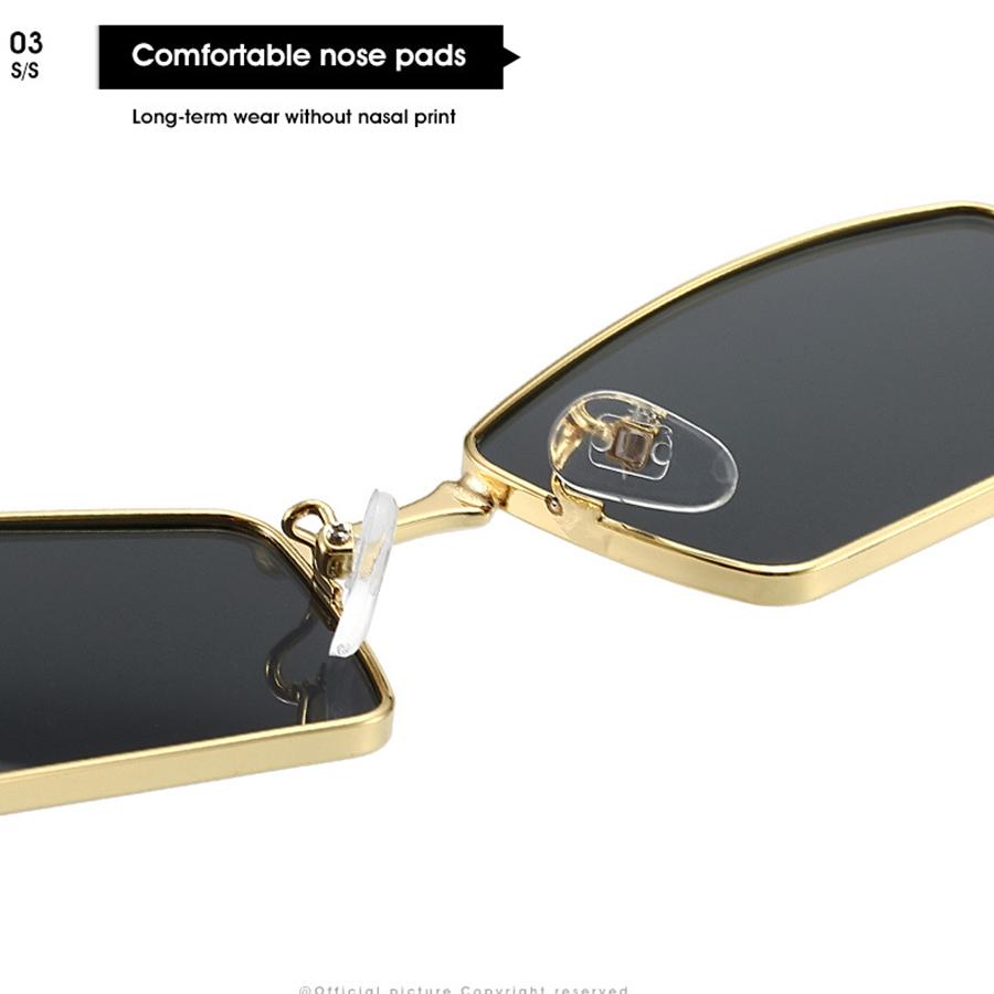 Модные солнцезащитные очки Металлические солнцезащитные очки