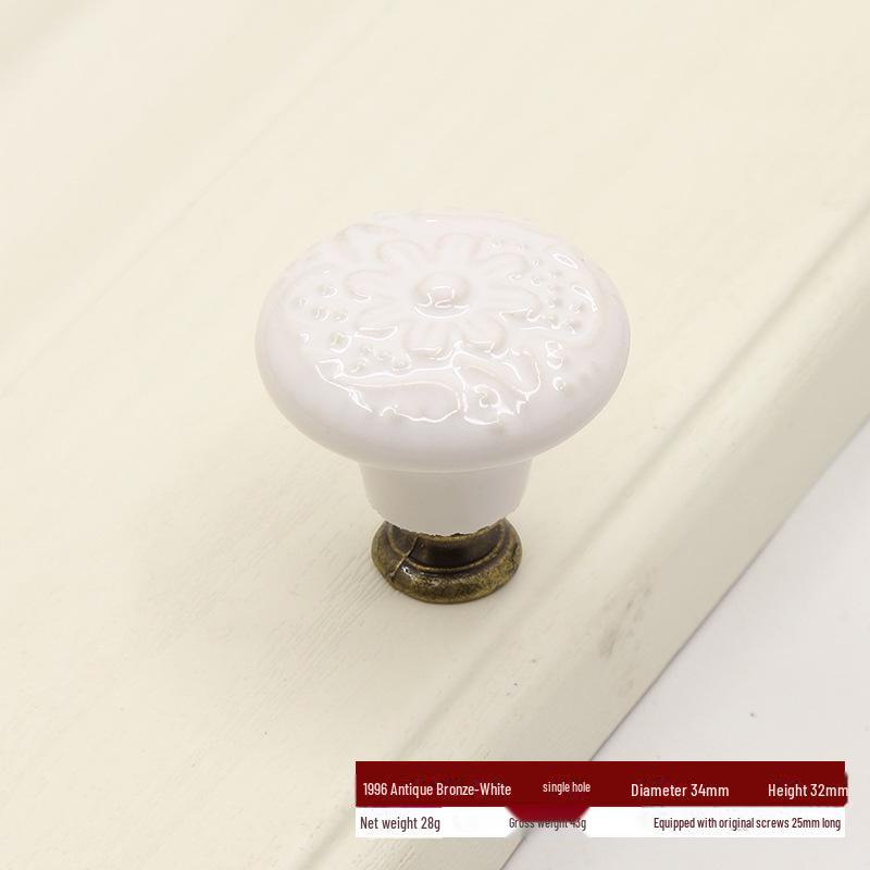 Круглая ручка из цинкового сплава для шкафа для кухни и мебели