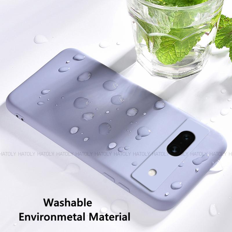 Для Google Pixel 8A Чехол Google Pixel 8A 7A 6A 7 8 Pro Чехол Роскошный TPU Ударопрочный Жидкий Силиконовый Защитный Задний Чехол