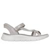Skechers Go Walk Flex Ткань Удобные Модные Повседневные Универсальные Пляжные Сандалии Женские сандалии Серый Коричневый 141484-TPE