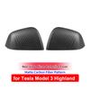 Для Tesla Model 3 Highland 2024 Внешние аксессуары Боковая дверь Зеркало заднего вида Крышка из углеродного волокна Модель 3