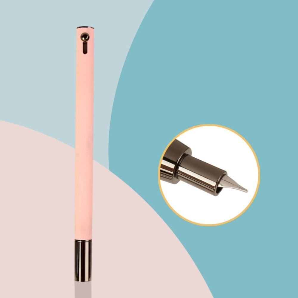School Office Supplies Press Type Converter Filler Metal 0.38mm EF Nib Ink Pen Fountain Pen