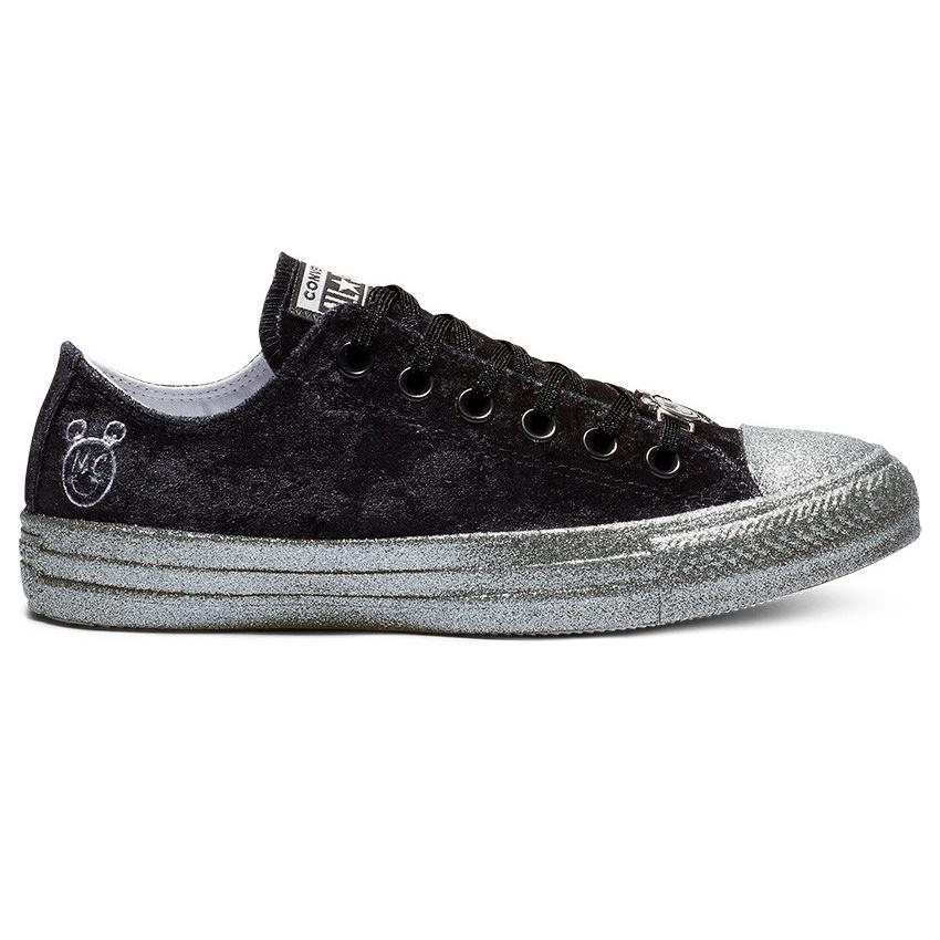 (WMNS) Converse x Майли Сайрус Chuck Taylor All Star Ox 'Черный' Женские 563722C
