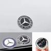 LPQ4   2025 Car For Mercedes benz AMG Car Metal Flat Hood Emblem Front Badge Logo Sticker For Mercedes Benz W212 W213 W205 W177 W247 W1