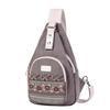Canvas Chest Bag Ethnic Style Retro Backpack Shoulder Bag Chest Bag