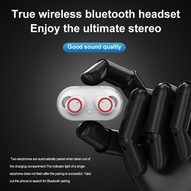 Bluetooth-гарнитура TWS Беспроводная гарнитура 5.0 Зарядка Зарядка Склад Touch Into Earphones