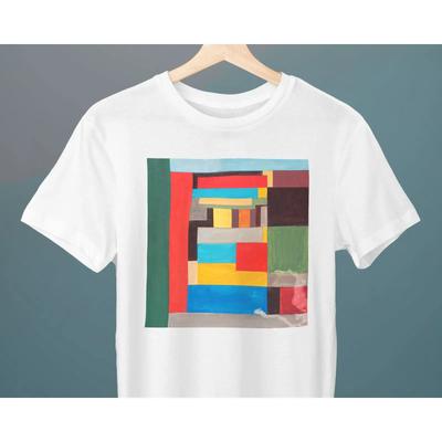 Decorative Composition Vasyl Yermylov Painting T Shirt Art Cubism For Her Him Vintage Graphic Slightly Versatile Unisex