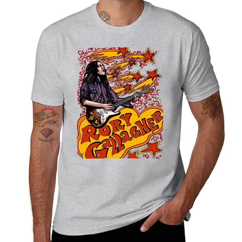 Rory Gallagher - Remember Best Musician Legend Guitarist blues T-Shirt heavyweights plus sizes mens graphic t-shirts funny