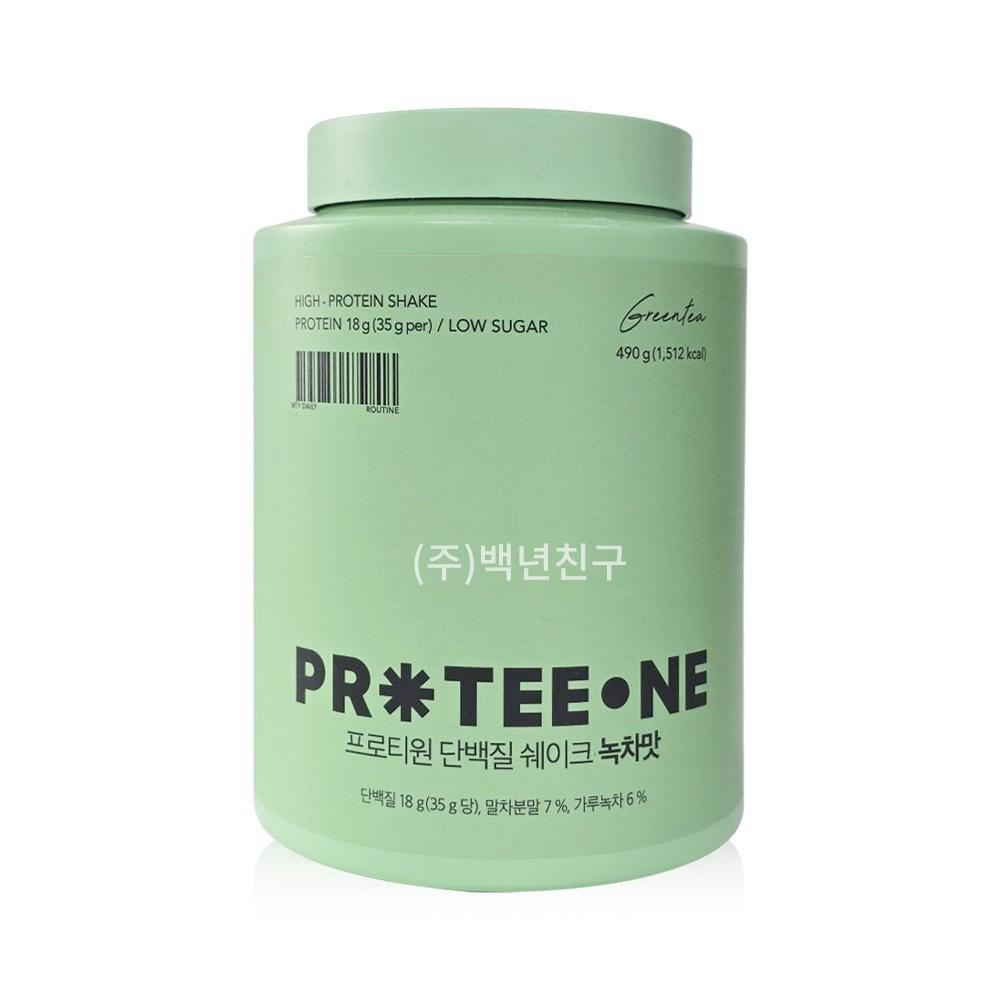 ProtiOne Протеиновый коктейль Вкус зеленого чая 1 шт. 490 г Ингредиенты: Возможны изменения по усмотрению производителя.. | 1 шт 490 г