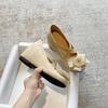 Inner Height Increase Fan Small Man Inner Height Increase Mary Jane Shoes Autumn New Shallow Mouth Casual Ballet Single Shoes Women