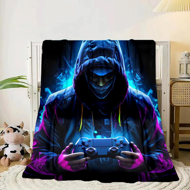 Cyberpunk Gaming Hero Blanket Flannel Blanket Throw Blanket Sofa Cover Blanket Soft Premium Blanket Picnic Blanket Tv Blanket Gifts