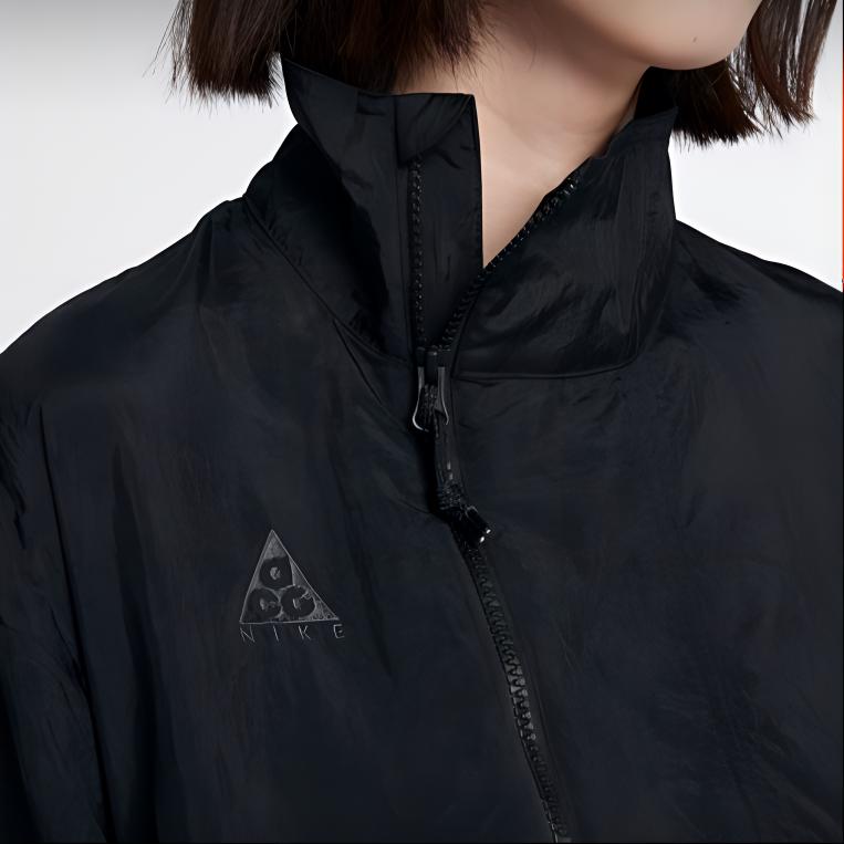 Nike Повседневная спортивная уличная функциональная куртка с длинным рукавом, куртки унисекс, черные BQ7292-010