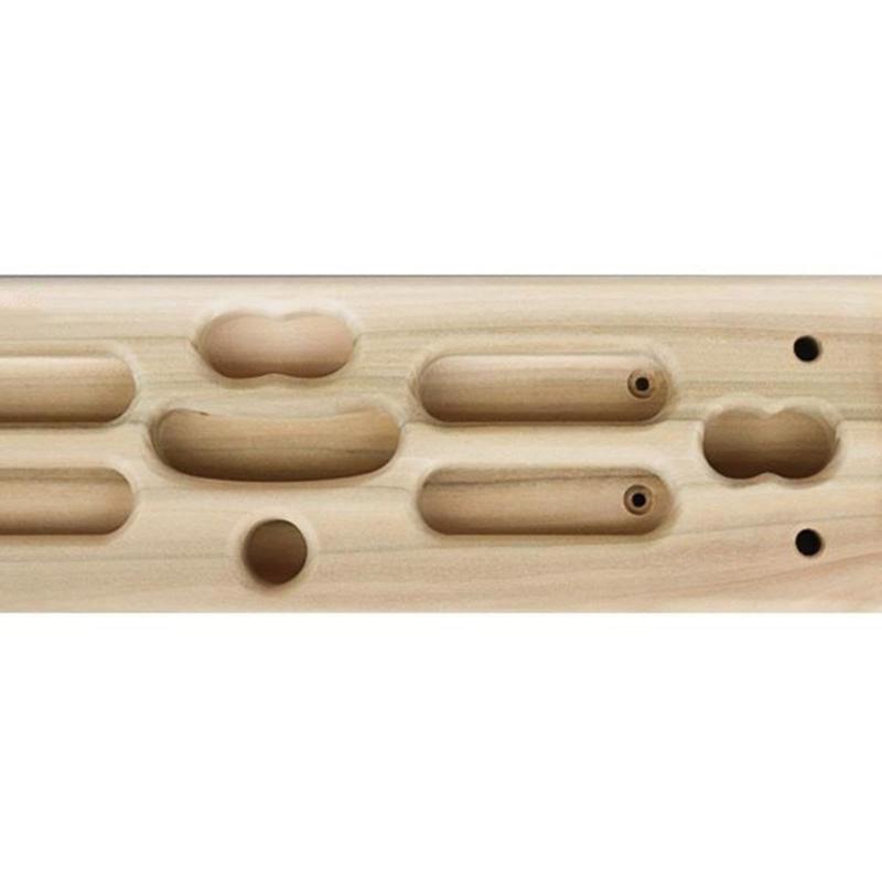 Rock Climbing & Bouldering Training Board Hangs Board Wood Climbing Fingerboard for Training Finger Grip and Pull Up