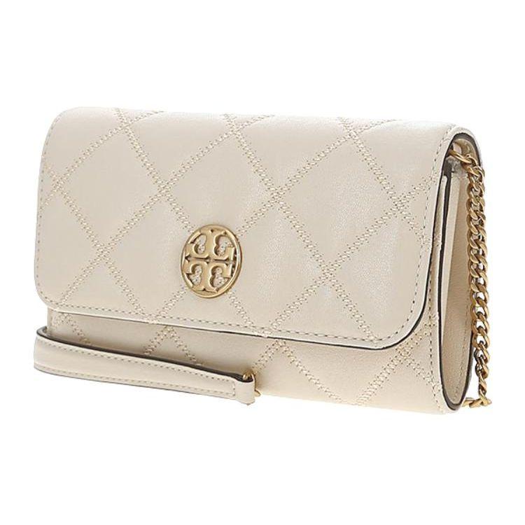 Tory Burch Flap Closure Lambskin Shoulder Crossbody Bag Women bags Beige 150076-724