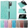 Embossing Zipper Purse Flip Wallet Card Slots Leather Case for iPhone 13 12 11 Pro Max XS MAX for Samsung S21 S20 Ultra Plus S20FE Note20ultra A12 A52