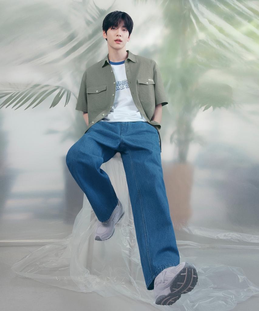 COVERNAT Cordura Semi-Wide Denim Easy Pants Blue