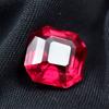 Natural Red Ruby Loose Gemstone 9.65 ct Square Shape for Jewelry Making and Gem Collections