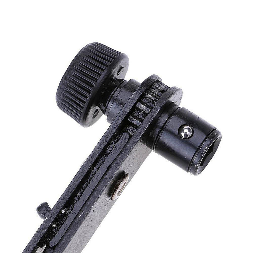 1 шт. мини-черный 1/4 дюйма 90 ° прямоугольный стальной ключ с храповым механизмом, мини-отвертка, гаечный ключ, ручной инструмент