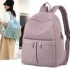 New Women's Large-capacity Trendy Travel Bag, Casual and Lightweight Nylon Cloth, Student Schoolbag, Simple and Versatile Backpack.