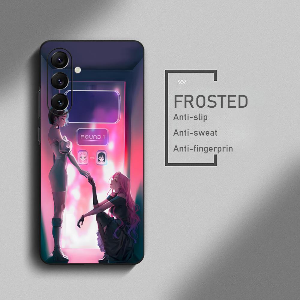 Популярный чехол для телефона с аниме Alienstage для Samsung Galaxy S26 S25 S24 S23 S22 S21 Plus Ultra Note20 Мягкий Черный