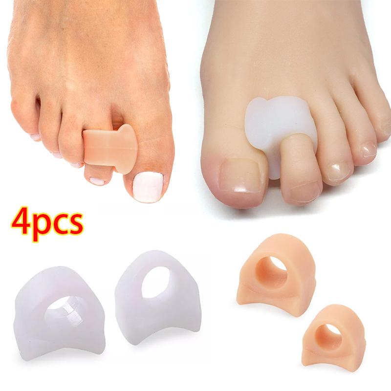 4 Pieces Toe Spreader Sleeve Thumb Spreader Men's and Women's Casual Athletic Toe Covers, Isolated Toes Prevent Overlapping