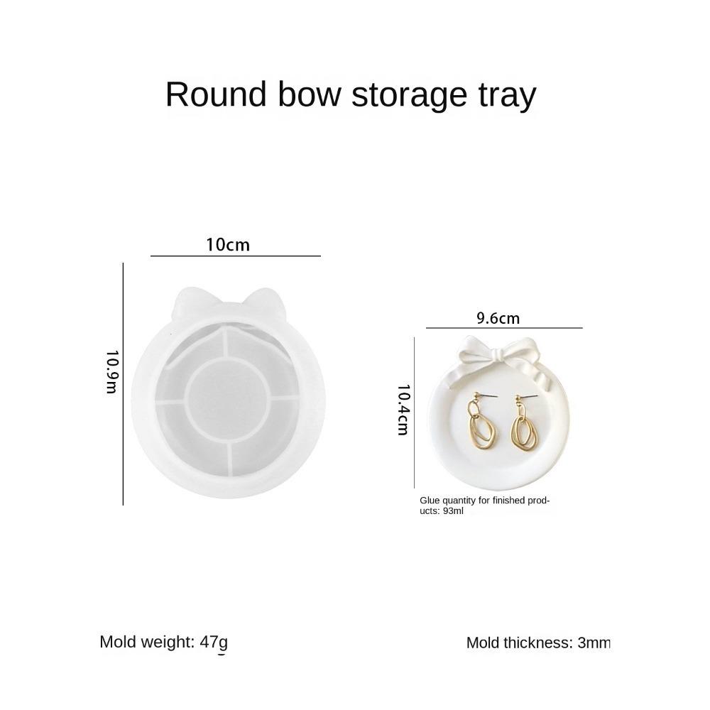 Прямоугольный лоток для хранения, силиконовая форма, пустые формы для литья из смолы, украшение для дома