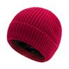 Autumn and Winter New Knitted Cap Leisure Men and Women Warm Wool Hat Padded Ski Thickened Ear Protection Wool Cap