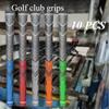 Natural Rubber Multi-compound Golf Grip, Standard Type, All-weather Control, Swing Trainer, 10Pcs