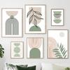 Modern Line Leaves Geometry Abstract Boho Wall Art Canvas Painting Nordic Posters And Prints Wall Pictures For Living Room Decor