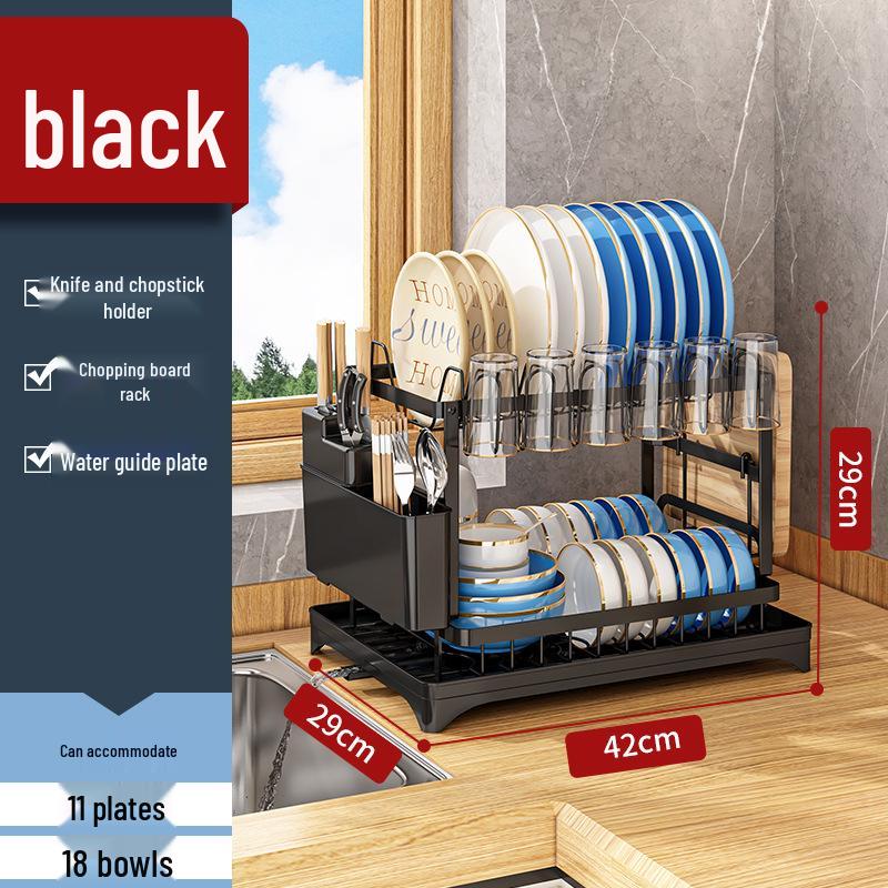Multifunctional Kitchen Dish and Utensil Drying Rack