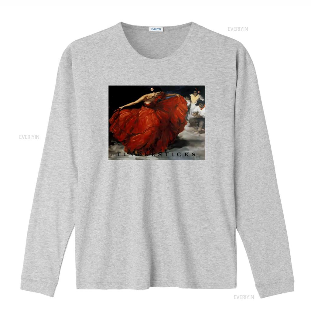 Футболка TINDERSTICKS Арт-принт Фламенко Доступна в размерах S M L XL винтажная Стиранная Унисекс Универсальная мода
