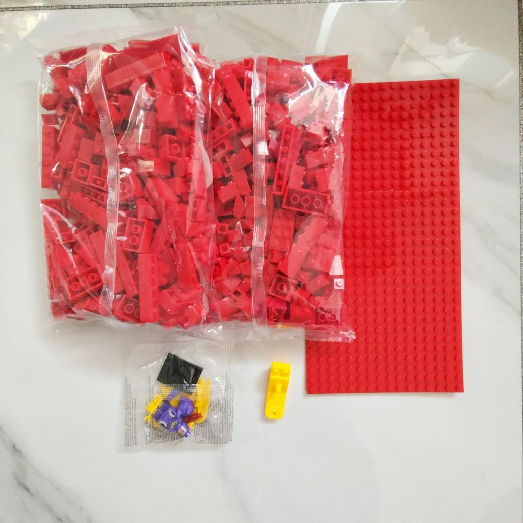 Building Blocks Hybrid Particles520g Bulk 17Colours DIY Toys for Children Free Base Plate Jigsaw Puzzle