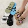 Women's Cartoon Funny Boat Socks Summer Thin Silicone Non-slip Invisible Shallow Mouth Cute Short Socks