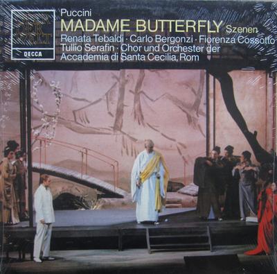Виниловая пластинка ПУЧЧИНИ, РЕНАТА ТЕБАЛЬДИ, КАРЛО БЕРГ - Мадам Баттерфляй Сцены 641540AN DECCA Германия Классика Б/У