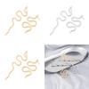 Snake Exotic Earrings Fashionable And Exaggerated Animal Shape Alloy Jewelry Ear