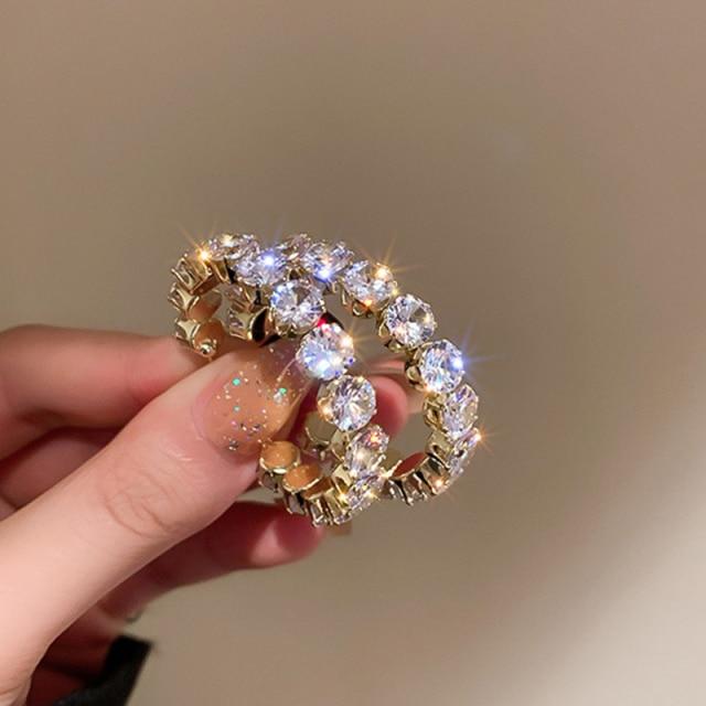 Роскошные серьги-кольца высокого качества с инкрустацией CZ, круглые зеленые серьги с кристаллами циркона для женщин, эффектные ювелирные изделия для помолвки