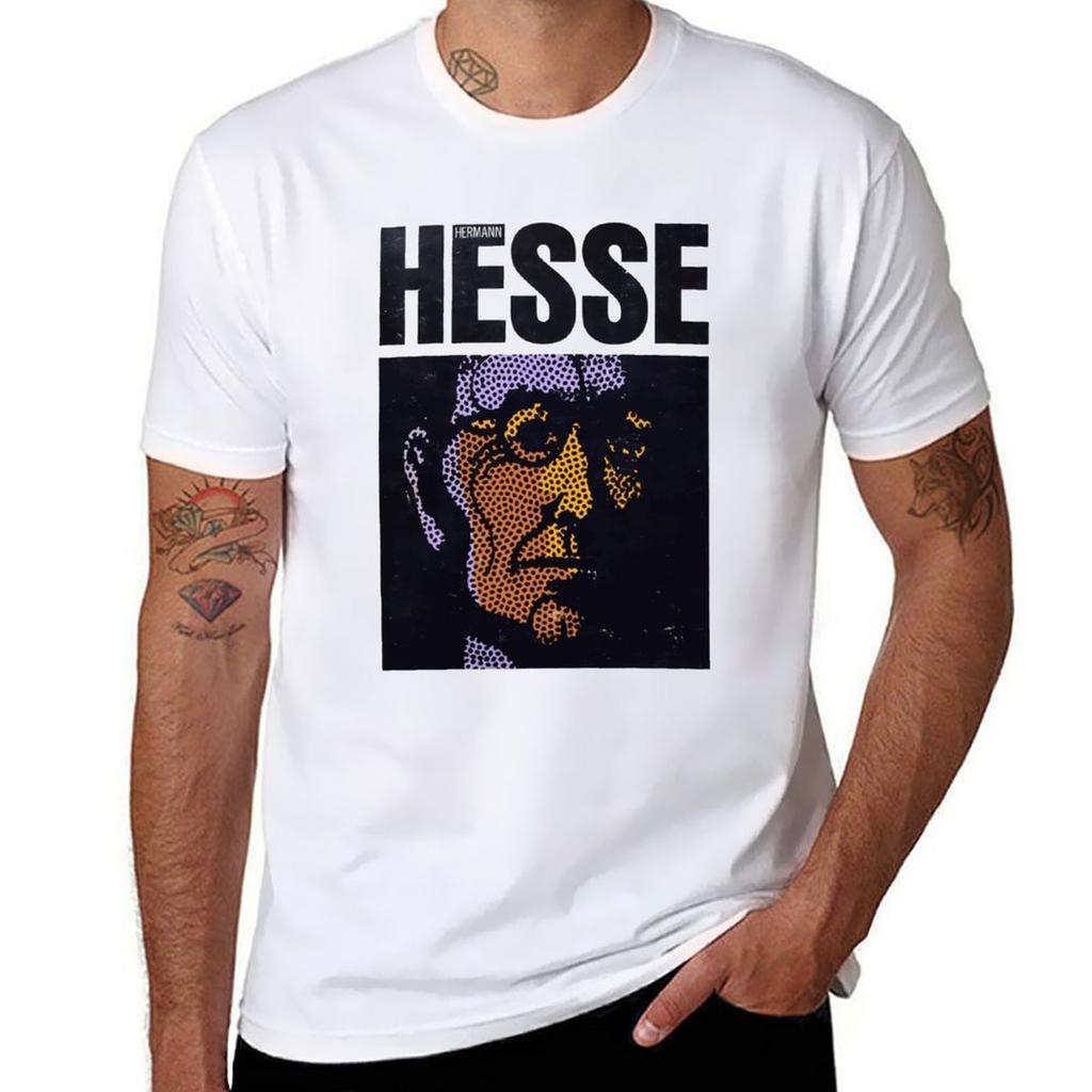 HERUnisexN HESSE TShirt Basic Regular Fit Casual TShirt