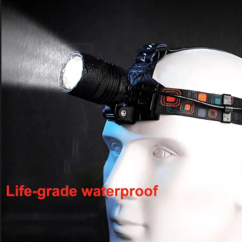 High Power LED USB Rechargeable Headlamp 3 Lighting Modes Zoomable Head Lights Outdoor Activities