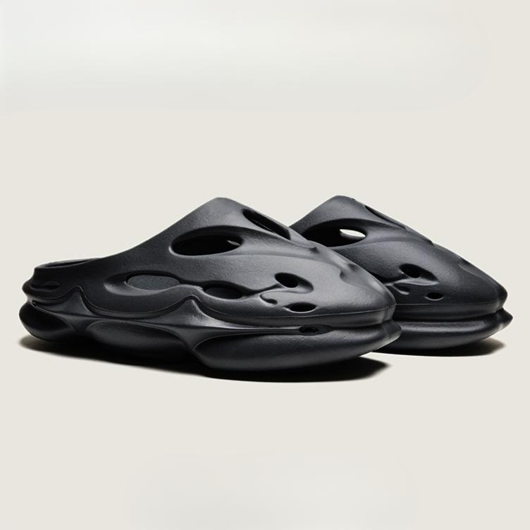 Спортивные тапочки мужские летние с толстой подошвой, амортизирующие, противоскользящие, парные сандалии и тапочки