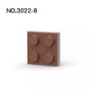 20 шт. Детали MOC 3022 94148 Пластина 2x2 Совместимые кубики DIY Сборка Строительные блоки Частицы Детская головоломка Развивающая игрушка Подарок на день рождения