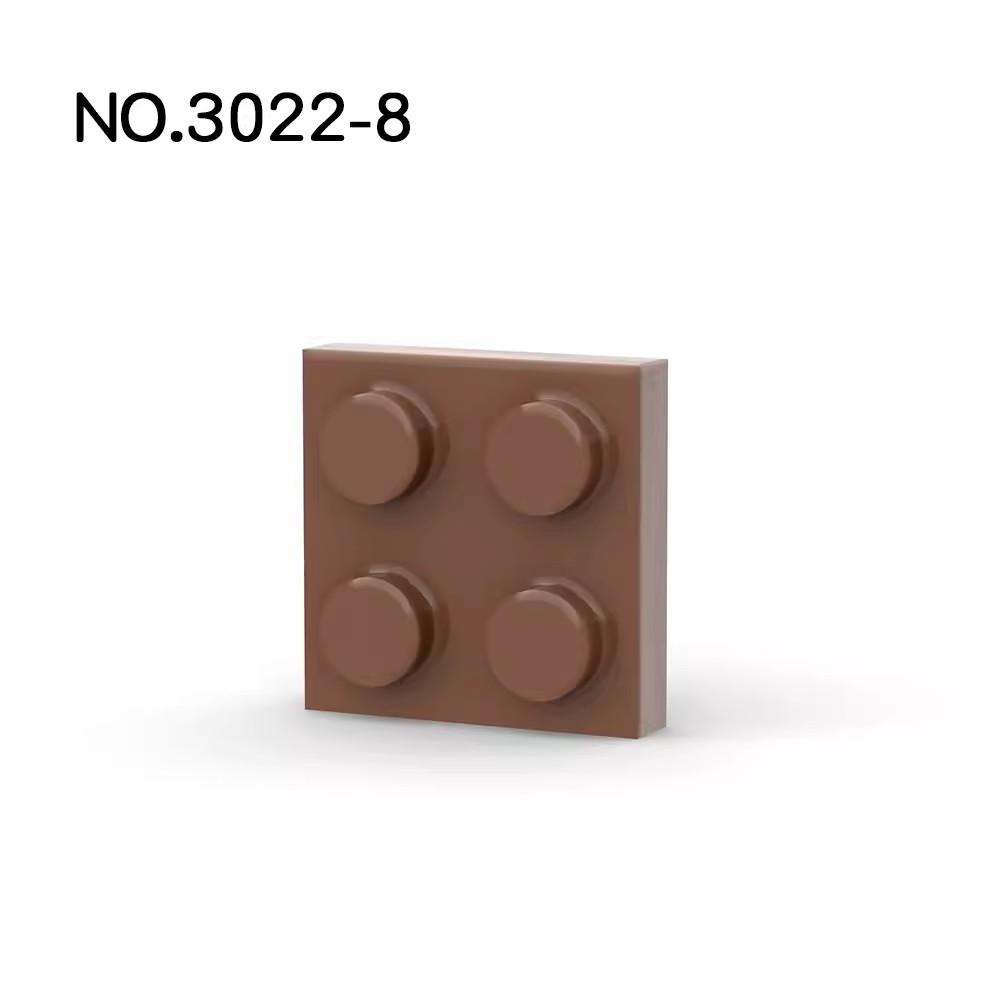 20 шт. Детали MOC 3022 94148 Пластина 2x2 Совместимые кубики DIY Сборка Строительные блоки Частицы Детская головоломка Развивающая игрушка Подарок на день рождения