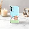 Смешной семейный чехол для телефона B-BUBU D-DUDU-es для Samsung S25, S24, S21, S22, S23, S30, Ultra, S20, Plus, Fe, Lite, Note, 10, Черный чехол