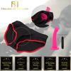 Wearable Panties Dildo Strap On Harness Realistic   Strap Ons