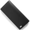Wallet DU19F2F10AT Black Sidecar Leather Metal Logo Plate Flap Coat Wallet (long Wallet) Men's [Brand] [Item]