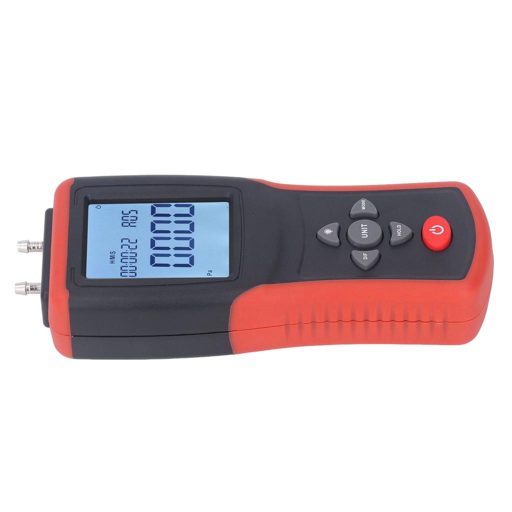 Цифровой манометр с 12 выбираемыми единицами, многофункциональный цифровой дифференциальный манометр с