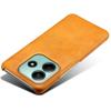 For Xiaomi Redmi Note 14 5G Case Calf Texture PU Leather Hard PC Protective Phone Cover